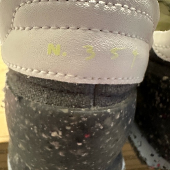 Nike Daybreak DBreak Type Recycled Canvas Iron Grey/Barely Volt White size 9.5 - Picture 8 of 14